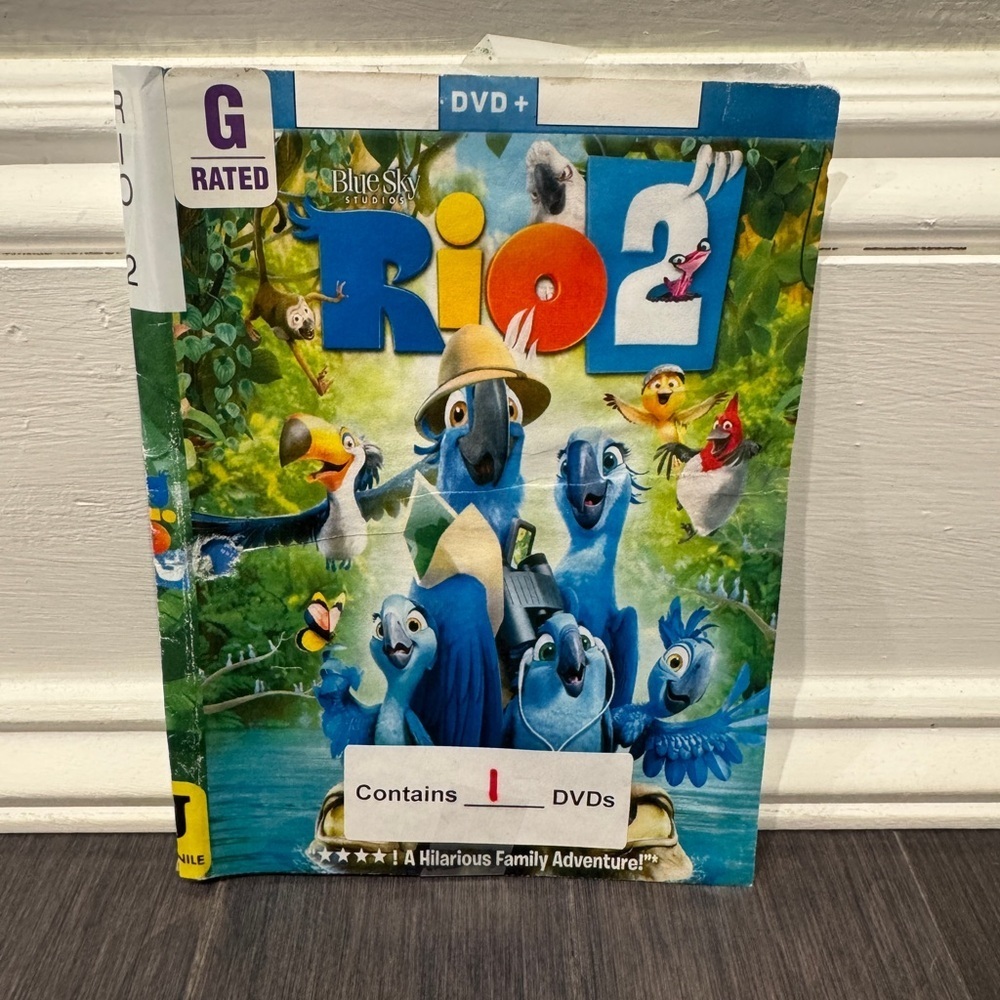 Blue Sky Rio 2 DVD - Colorful Adventure Movie